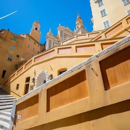 شقة Le Landelle - Centre- Climatisation -proche Gare Sncf مينتون